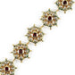 Elegant Heart Flowers Kundan Beaded Mathapatti Bridal Piece