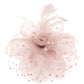 Ddaniela Monalisa Peach Fascinator - Elegant Tea Party Headwear