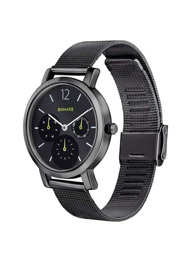 buy-sonata-round-shape-metal-chronograph-wrist-watch-8164nm03-36mm-black_41g