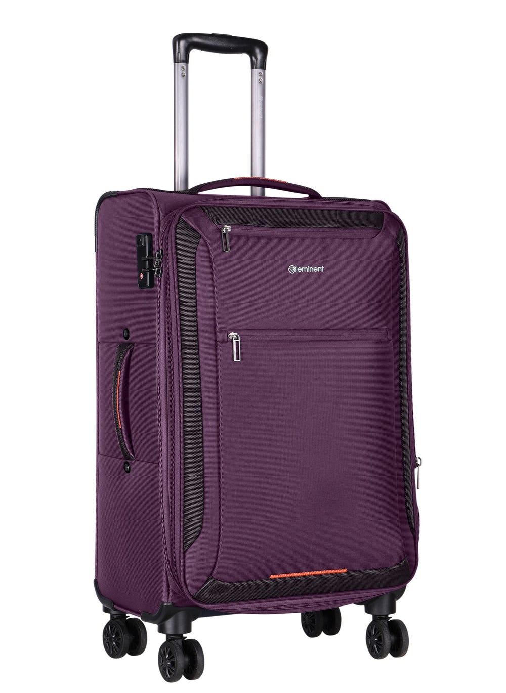 buy-eminent-unisex-soft-travel-bag-large-luggage-trolley-polyester-lightweight-expandable-4-double-spinner-wheeled-suitcase-with-3-digit-tsa-lock-e751-purple_ccq