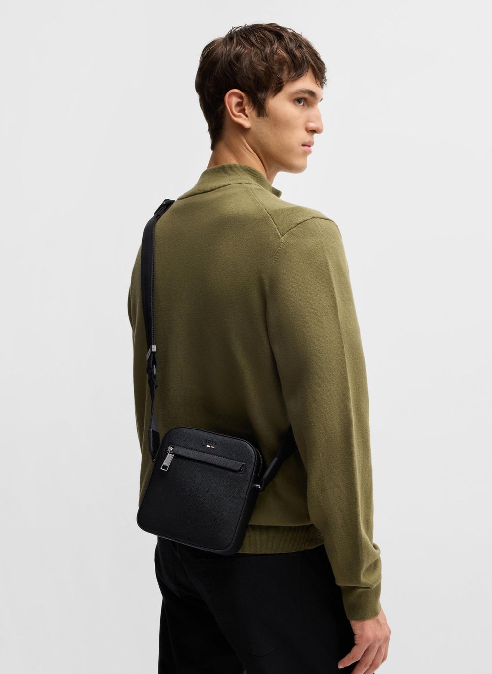 buy-boss-grained-faux-leather-reporter-bag-with-signature-trims_hq6
