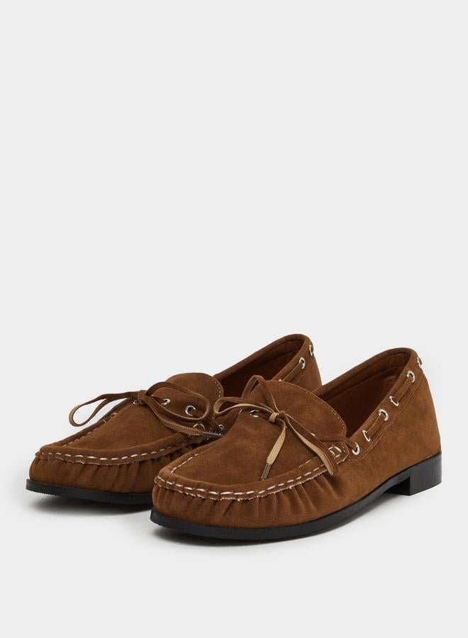 buy-styli-styli-women-brown-suede-loafers_gr1