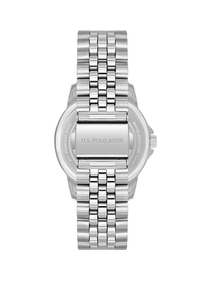 buy-u-s-polo-assn-crossing-34mm-multifunction-women-s-watch-with-ice-blue-dial-stainless-steel-bracelet_70d