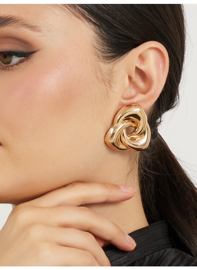 buy-styli-styli-metallic-finish-stud-earrings_l06