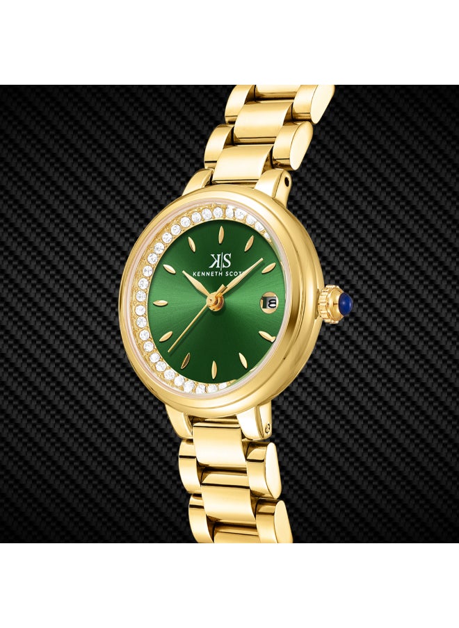 buy-kenneth-scott-women-s-stainless-steel-analog-watch-k23542-gbgg-28-mm_sad