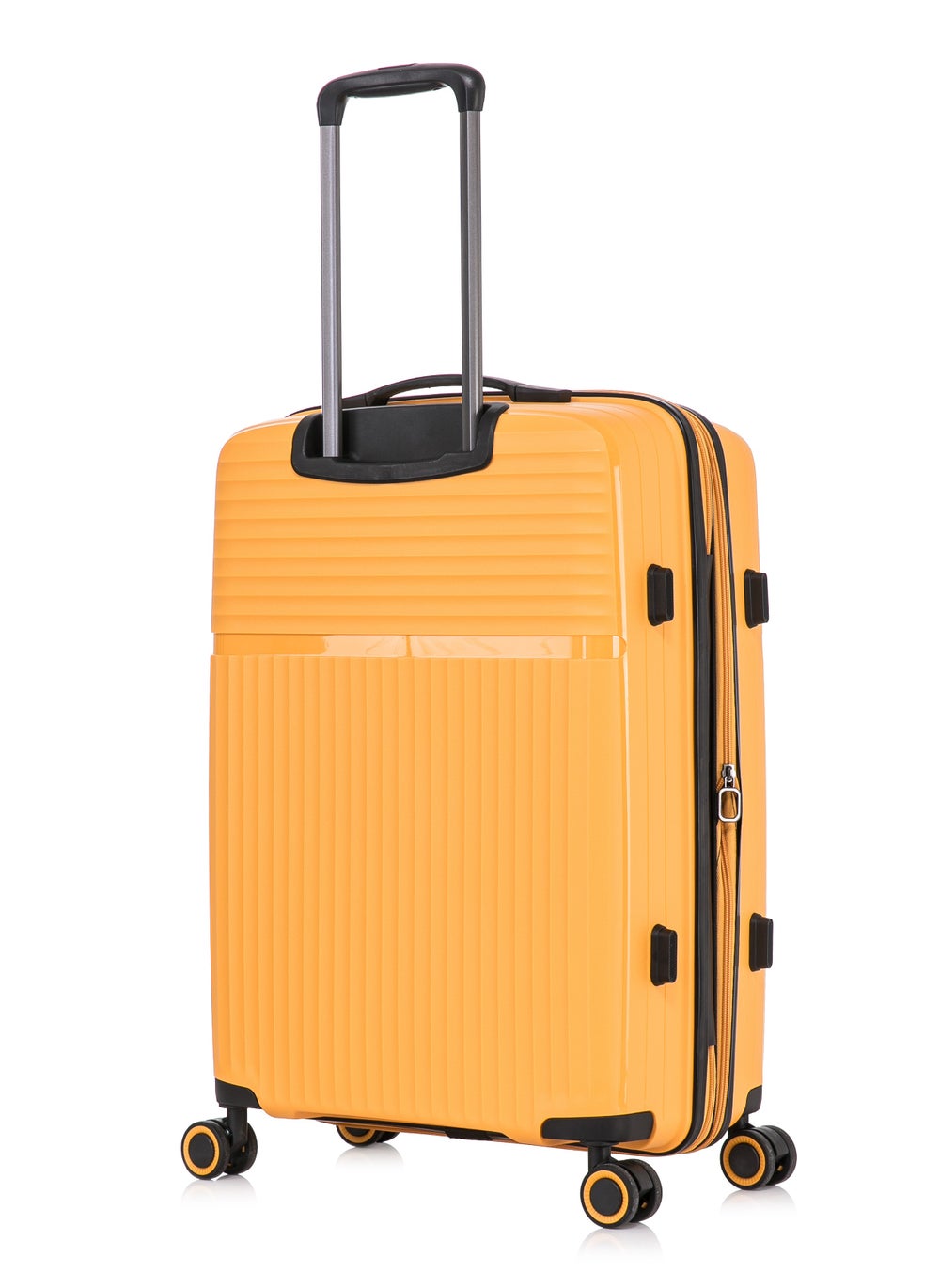 buy-cabinpro-light-weight-pp-fashion-trolley-luggage-expandable-hard-case-medium-checked-suitcase-with-safe-zipper-and-4-quite-360deg-double-spinner-wheels-cp002-yellow_mwc