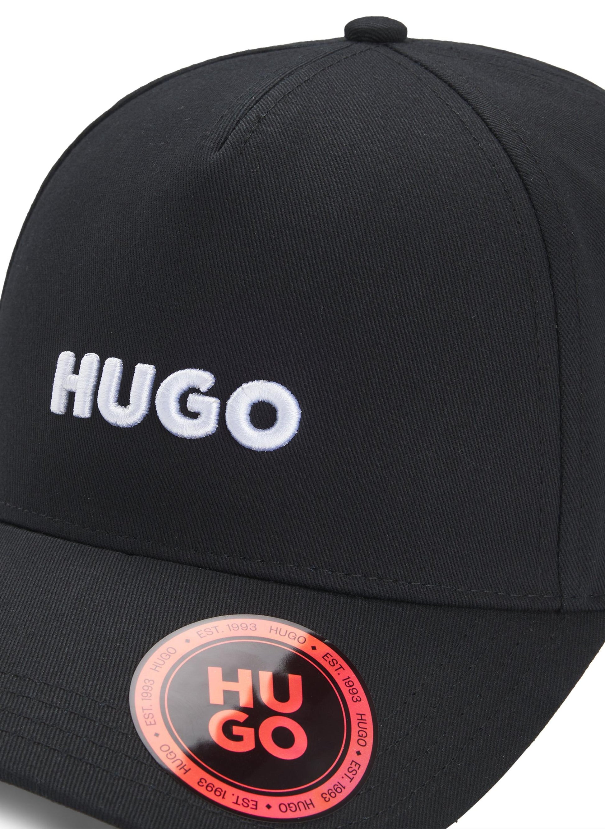 buy-hugo-cotton-twill-cap-with-logo-on-front-and-visor_56n
