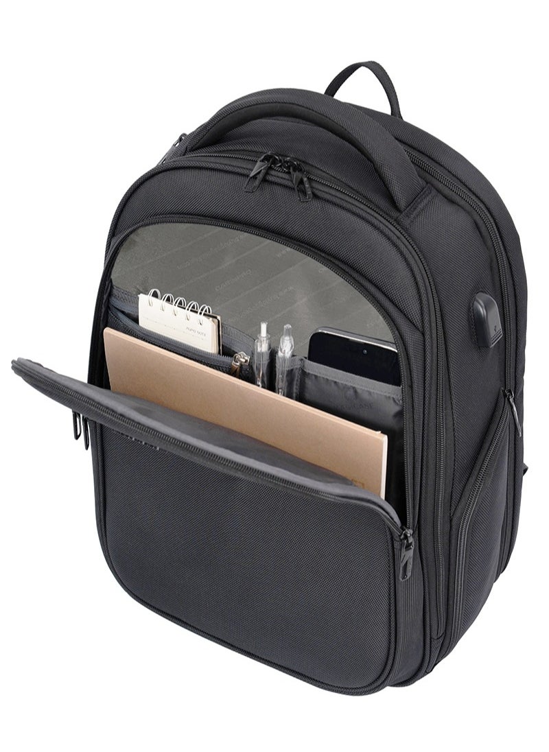 buy-cabinpro-premium-backpack-water-resistant-180deg-opening-daypack-with-built-in-usb-port-for-men-and-women-on-travel-casual-business-school-college-cp012-black_63b