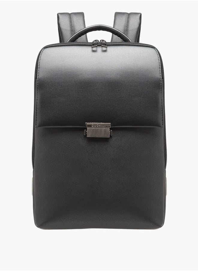 buy-duchini-solid-backpack-with-zip-closure-and-laptop-compartment-39x29x8-cm_48m