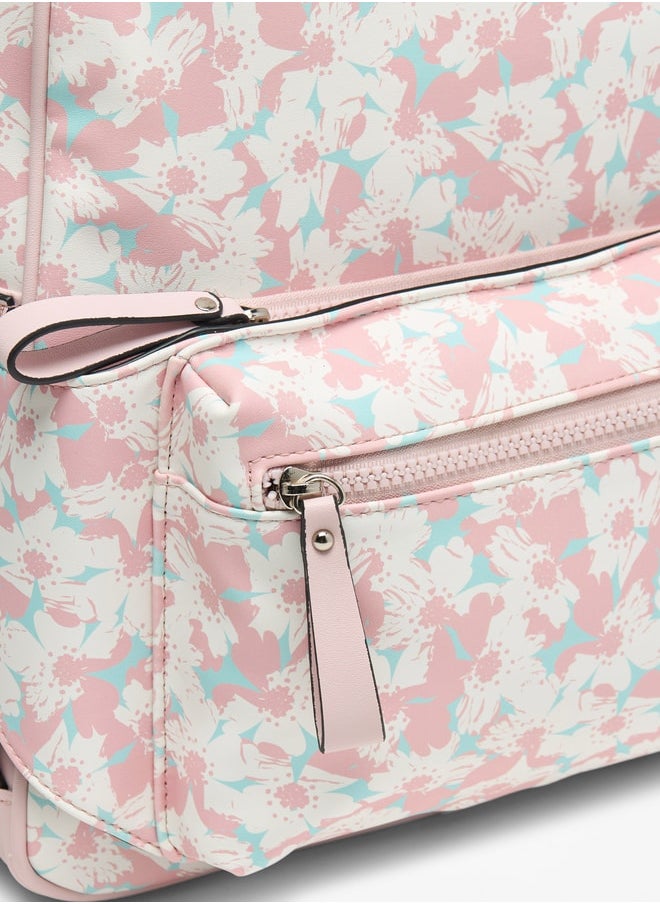 buy-missy-floral-print-backpack-with-detachable-front-pocket-31x40x13-cm_g2h