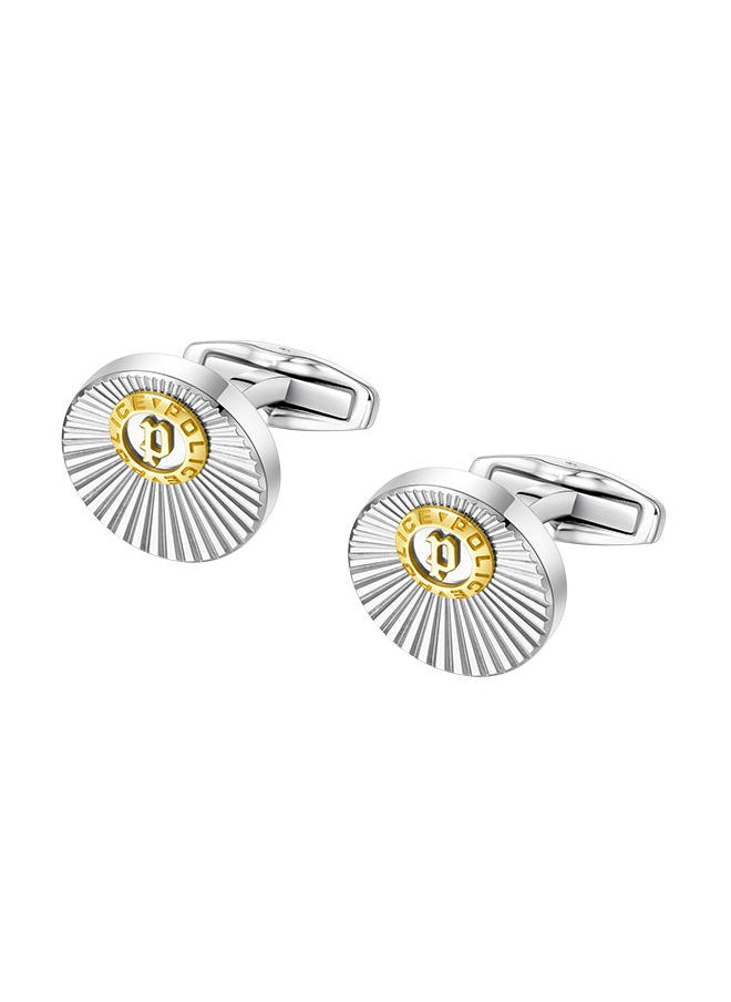 buy-police-radiant-stainless-steel-and-gold-plating-gents-cufflinkspeagc0023003_h9w