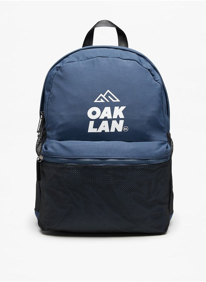 buy-oaklan-by-shoexpress-men-by-shoexpress-logo-print-backpack-with-adjustable-straps-40x30x15-cm_sy1
