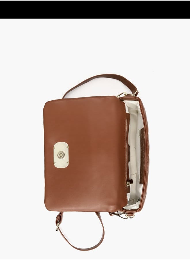 buy-v-italia-quilted-crossbody-bag-with-detachable-strap-and-flap-closure_z72