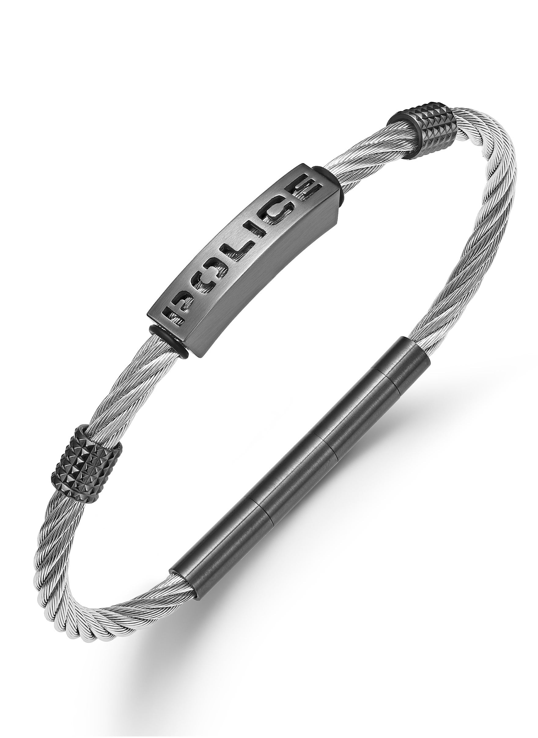 buy-police-quadro-silver-grey-metal-stainless-steel-gents-bracelet_d8p