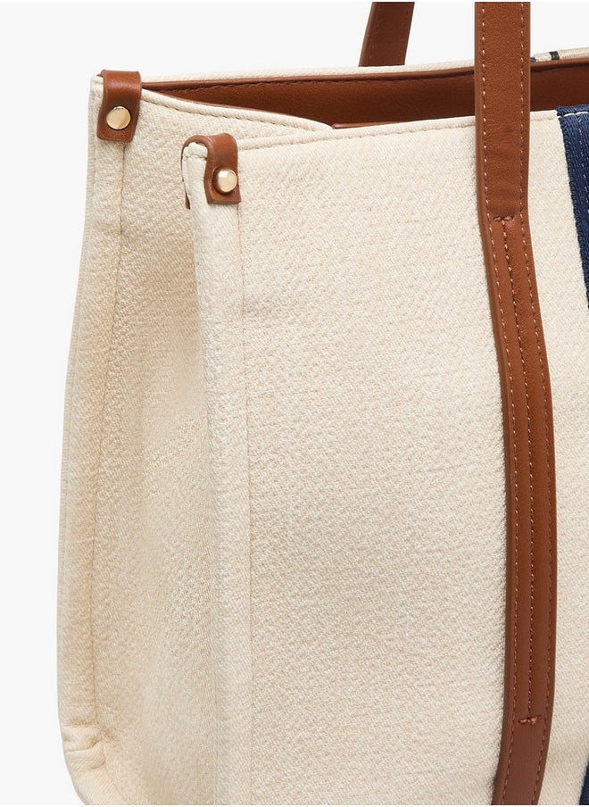 buy-flora-bella-by-shoexpress-logo-print-tote-bag-with-double-handle-and-zip-closure_gal