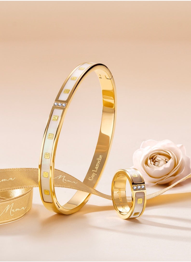 buy-guy-laroche-grace-white-and-gold-plated-bangle-for-women_2rq