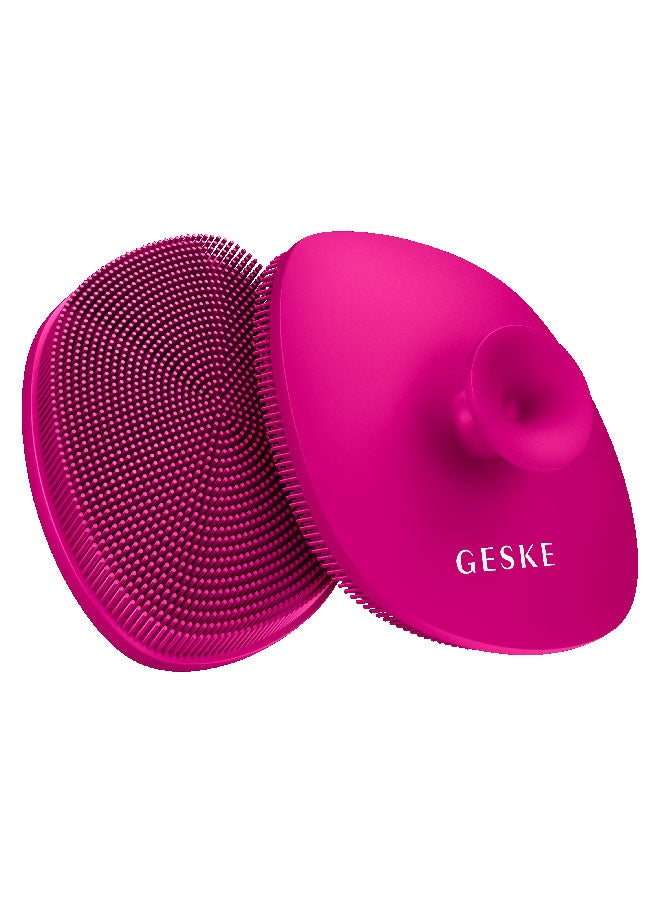 buy-geske-smart-app-guided-facial-brush-and-facial-cleansing-brush-with-handle-soft-silicone-brush-professional-facial-cleansing-device-skin-cleansing-device-magenta_vtm