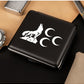 Gray Wolf Crescent Cigarette Case - Holds 20