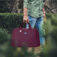 buy-senator-travel-duffle-bag-for-unisex-lightweight-nylon-bag-multi-pocket-water-scratch-resistant-adjustable-shoulder-strap-weekend-bag-convenient-carry-on-luggage-for-camping-training-34l-maroon-ea218_tjy