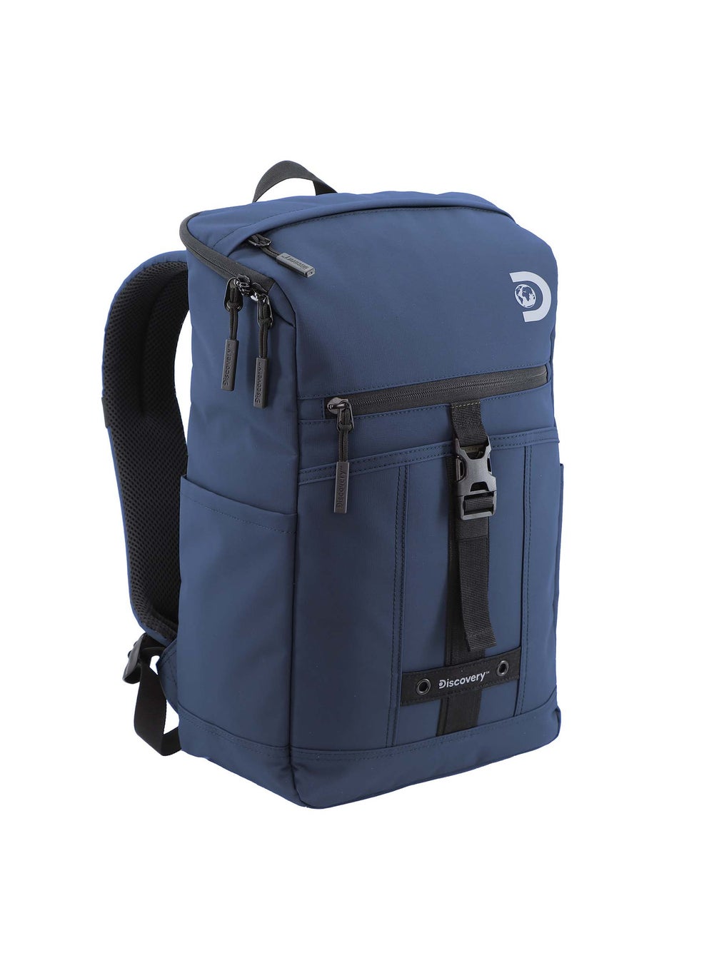 buy-discovery-discovery-shield-rpet-polyester-top-zip-open-laptop-backpack-blue-with-tablet-compartment-casual-backpack-30l-large-capacity-laptop-bag-water-resistant-multi-pocket-school-travel-business-bag_qmq