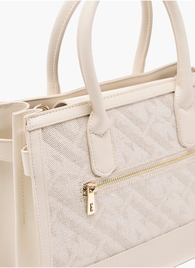 buy-elle-women-jacquard-textured-tote-bag-with-detachable-strap-and-handles_but