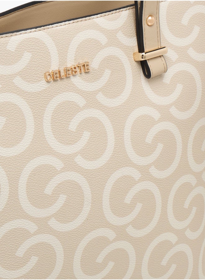 buy-celeste-women-s-monogram-print-tote-bag-with-double-handles-and-zip-closure_1wa