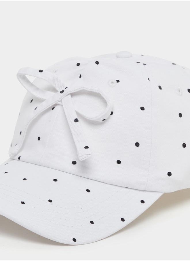 buy-styli-ribbon-polka-dot-print-cap_vm5