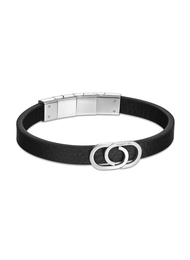 buy-cerruti-1881-bruno-stainless-steel-black-leather-bracelet-for-men_lxp
