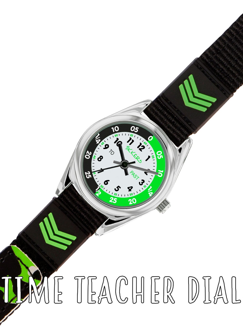 buy-tikkers-tikkers-boys-black-fabric-rip-strap-time-teacher-watch-tk0154_yym