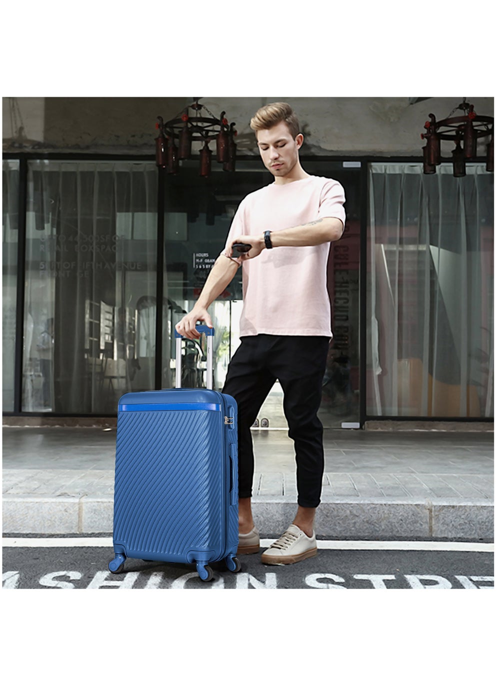 buy-senator-hard-case-travel-bag-luggage-trolley-for-unisex-abs-lightweight-suitcase-with-4-spinner-wheels-kh1065-pearl-blue_dh6