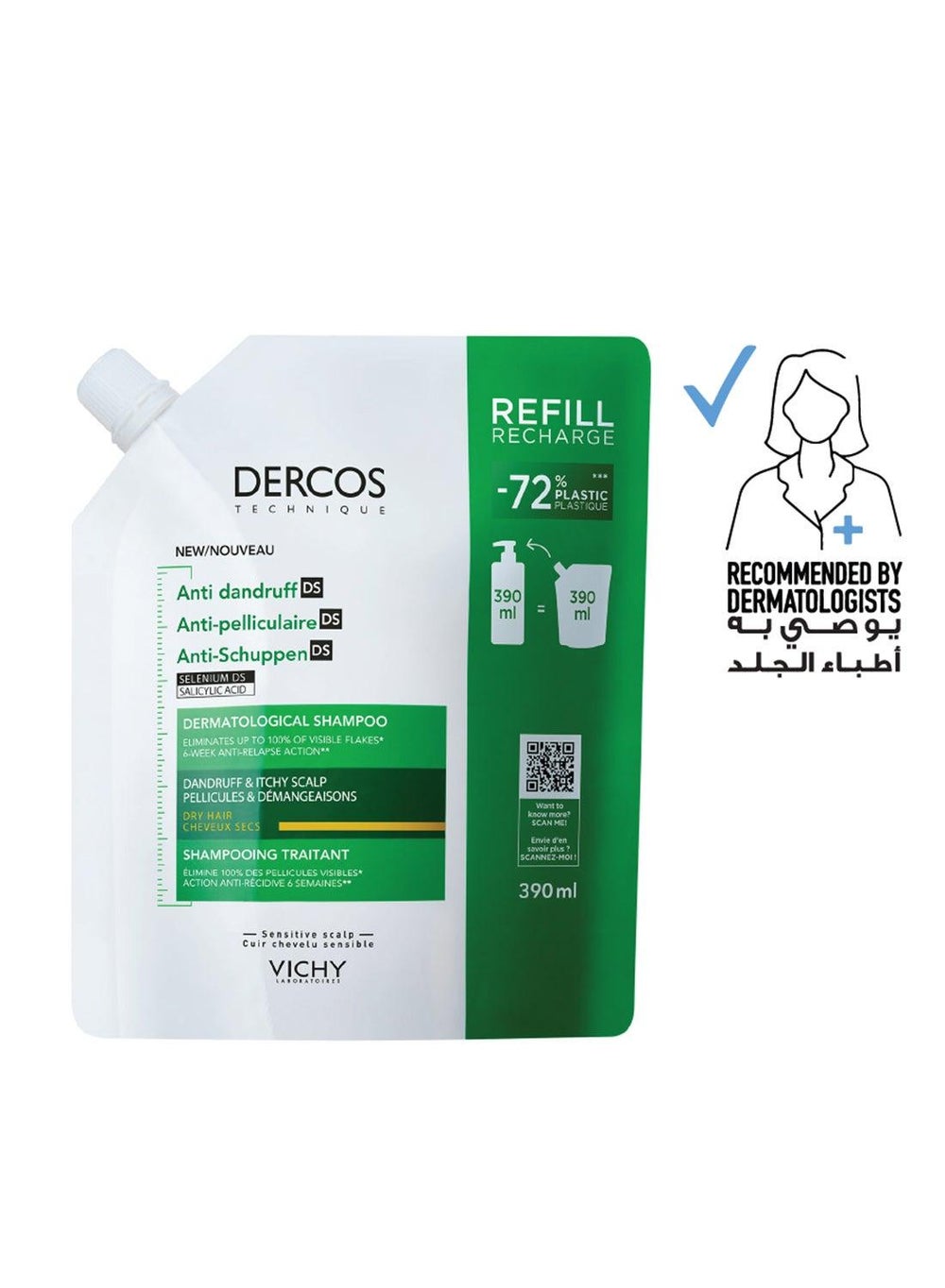 buy-vichy-dercos-anti-dandruff-shampoo-dry-refill-390ml_bfw