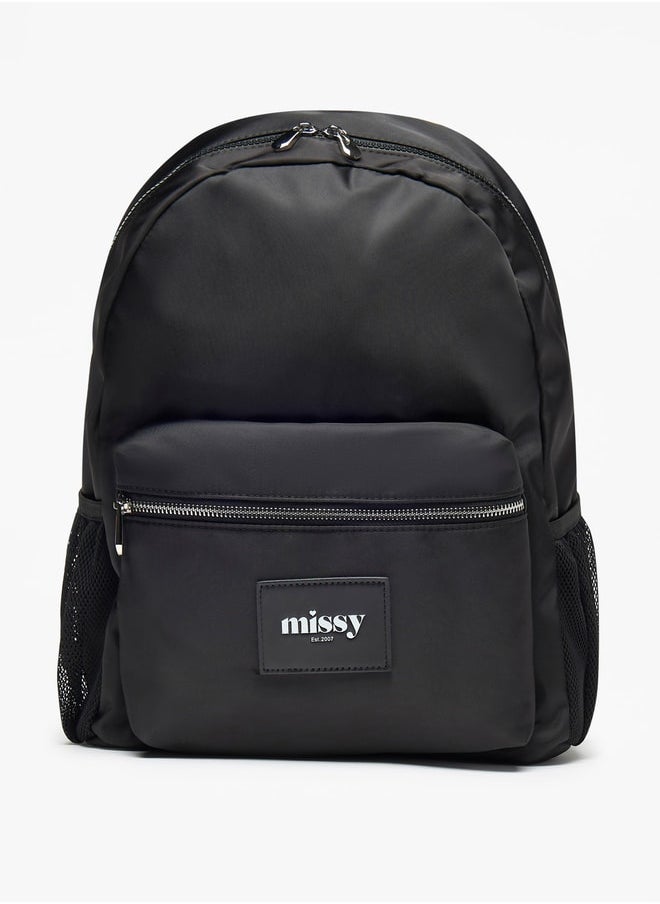 buy-missy-missy-logo-applique-backpack-with-adjustable-straps-and-zip-closure-31x40x13-cm_7ep