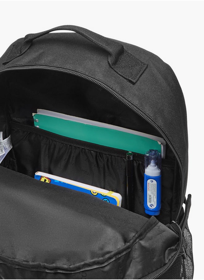 buy-lee-cooper-men-s-logo-applique-backpack-with-adjustable-straps-and-zip-closure-14x31x46-cm_gee