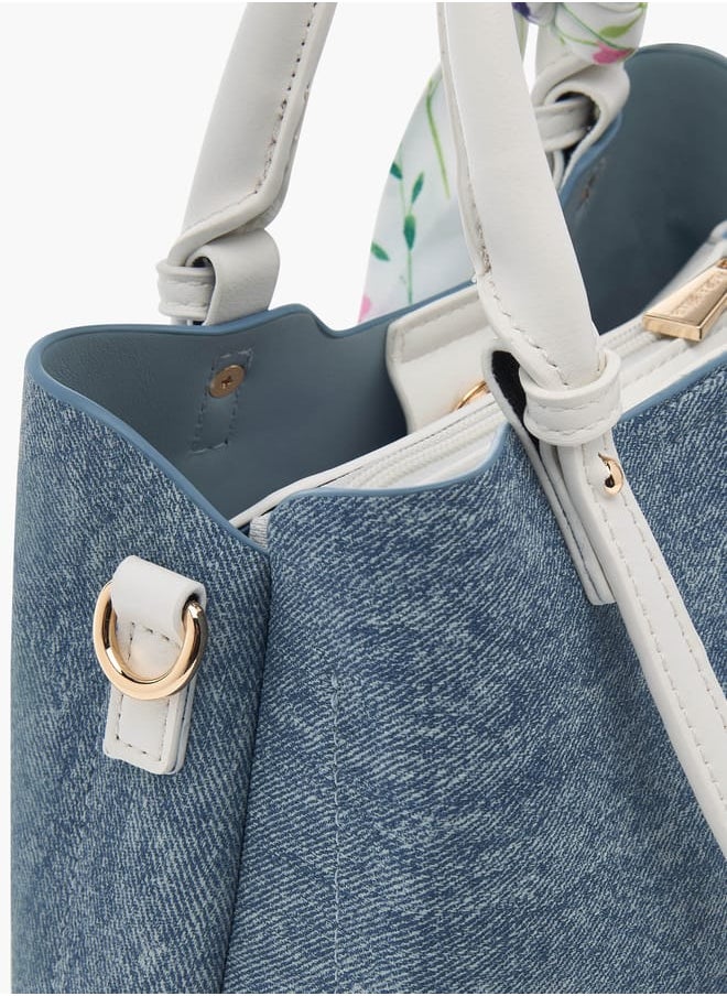 buy-flora-bella-by-shoexpress-women-solid-tote-bag-with-detachable-strap-and-scarf-accent_gyz