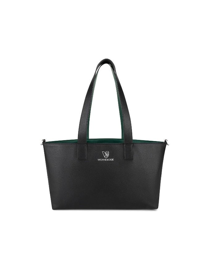 buy-veganologie-palindrome-reversible-tote-bag-made-from-15-recycled-plastic-bottles-black-green_7a4