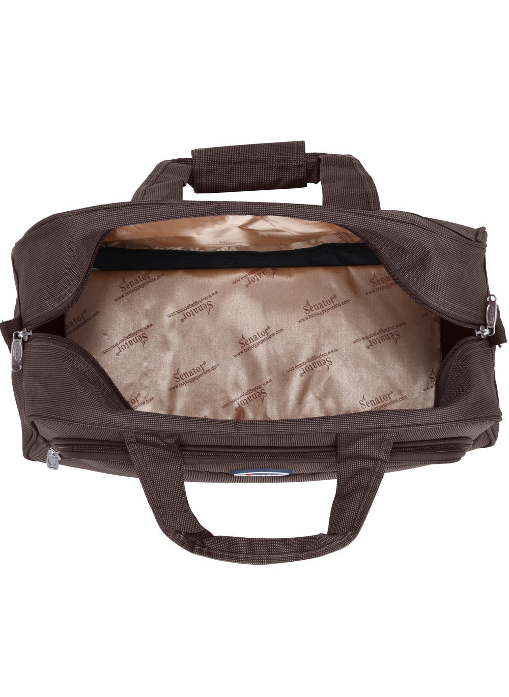 buy-senator-travel-duffle-bag-for-unisex-lightweight-nylon-bag-multi-pocket-water-scratch-resistant-adjustable-shoulder-strap-weekend-bag-convenient-carry-on-luggage-for-camping-training-48l-brown-ea218_jj7
