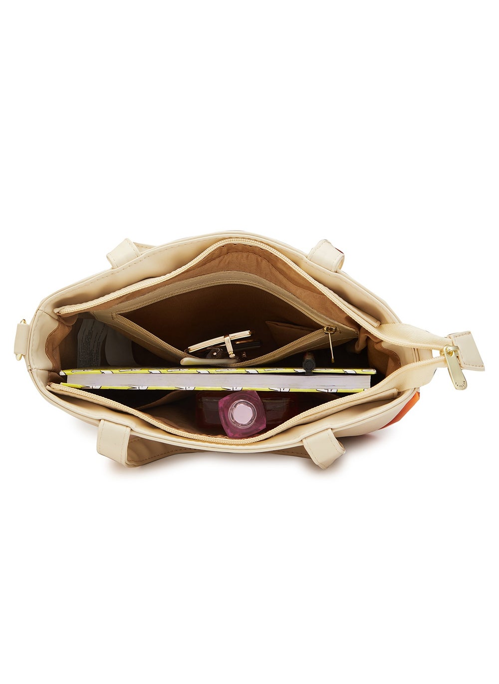 buy-caprese-caprese-gracie-solid-cream-faux-leather-medium-satchel-bag_4yc