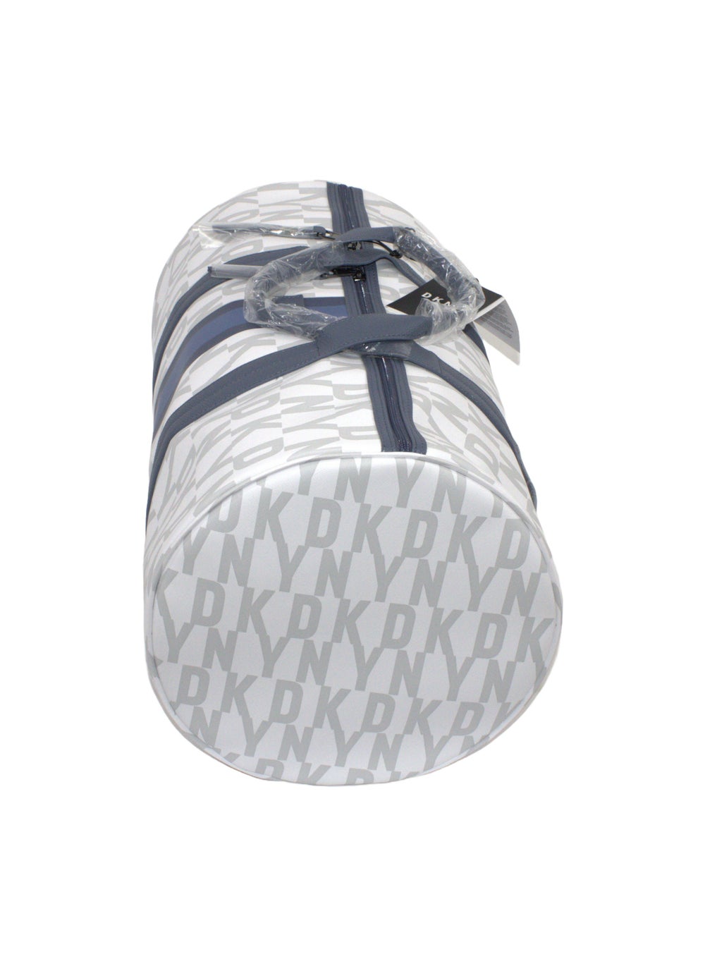 buy-dkny-signature-stripe-2-0-duffle-bags-for-unisex-ultra-lightweight-travel-sports-gym-duffle-bags-color-white-blue_jo1