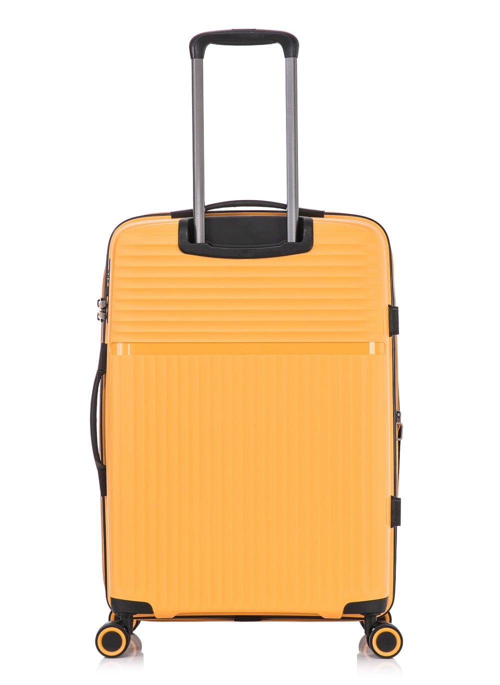 buy-cabinpro-light-weight-pp-fashion-trolley-luggage-expandable-hard-case-medium-checked-suitcase-with-safe-zipper-and-4-quite-360deg-double-spinner-wheels-cp002-yellow_yyj