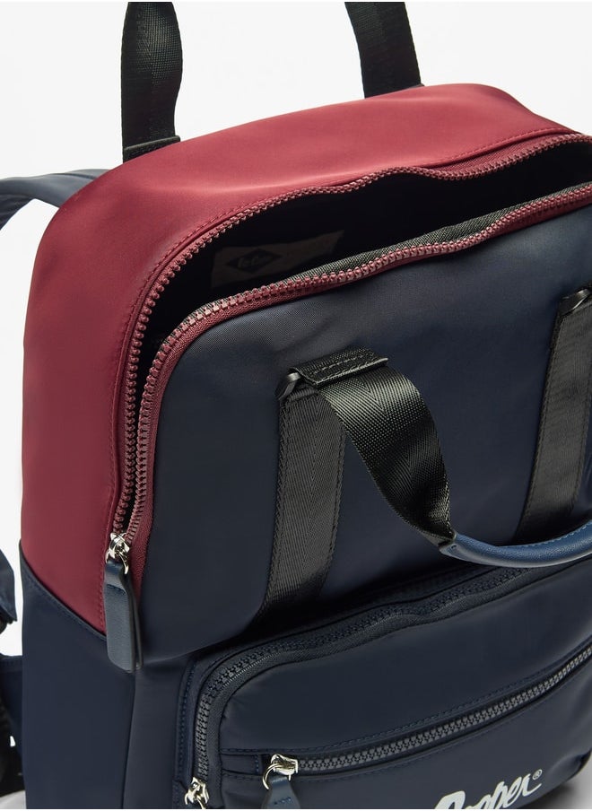 buy-lee-cooper-colourblock-backpack-with-adjustable-straps-and-zip-closure-31x14x37-cm_o6w