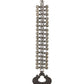Elegant Oxidised Ghungaroo Maang Tikka with Silver Detail