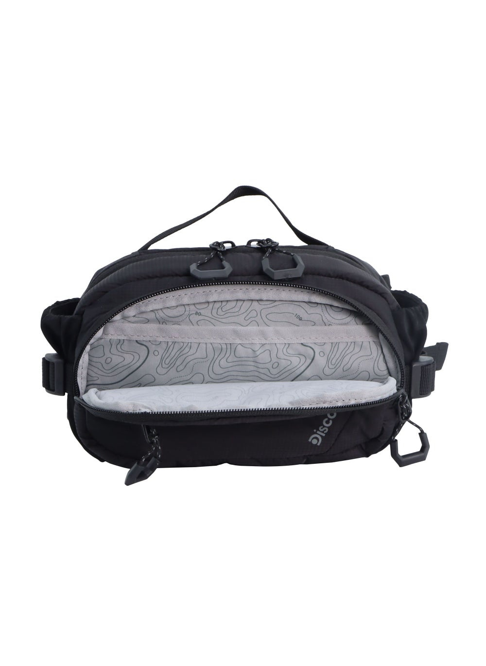 buy-discovery-discovery-body-spirit-nylon-ripstop-waist-bag-black-for-men-and-women-durable-lightweight-waterproof-hip-pack-bag-crossbody-sling-belt-bag-outdoor-hiking-trekking-running-camping_axj