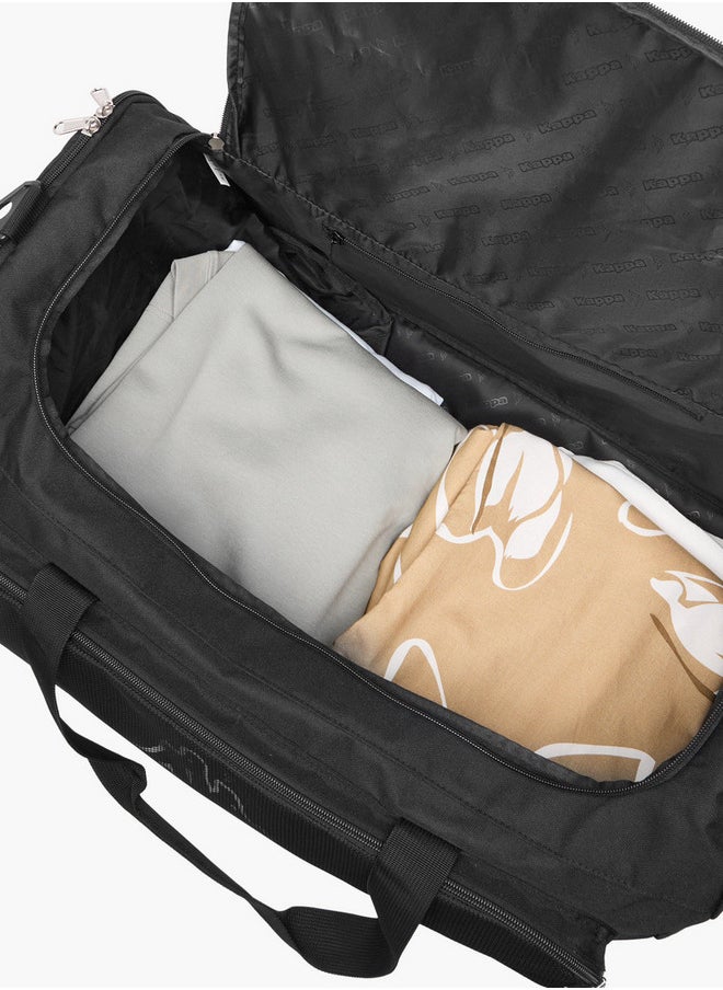 buy-kappa-logo-print-duffle-bag-with-detachable-strap-and-zip-closure_b96