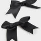 Chic Ribbon Bow Hair Clips - Set of 2