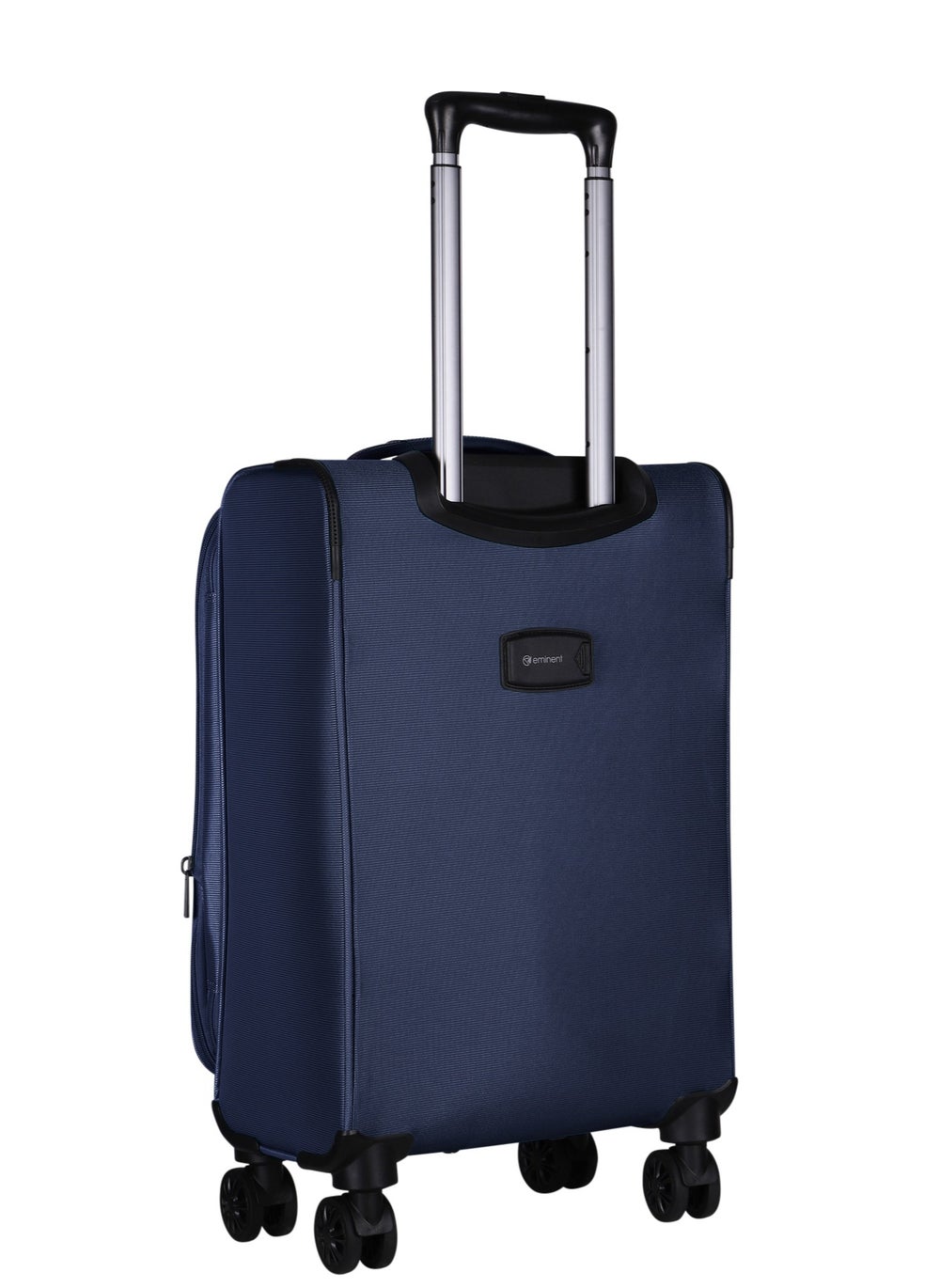 buy-eminent-unisex-soft-travel-bag-cabin-luggage-trolley-polyester-lightweight-expandable-4-double-spinner-wheeled-suitcase-with-3-digit-tsa-lock-e788-navy-blue_rw0