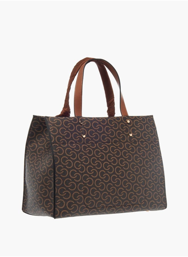 buy-celeste-womens-monogram-print-tote-bag-with-adjustable-strap-and-zip-closure_66f