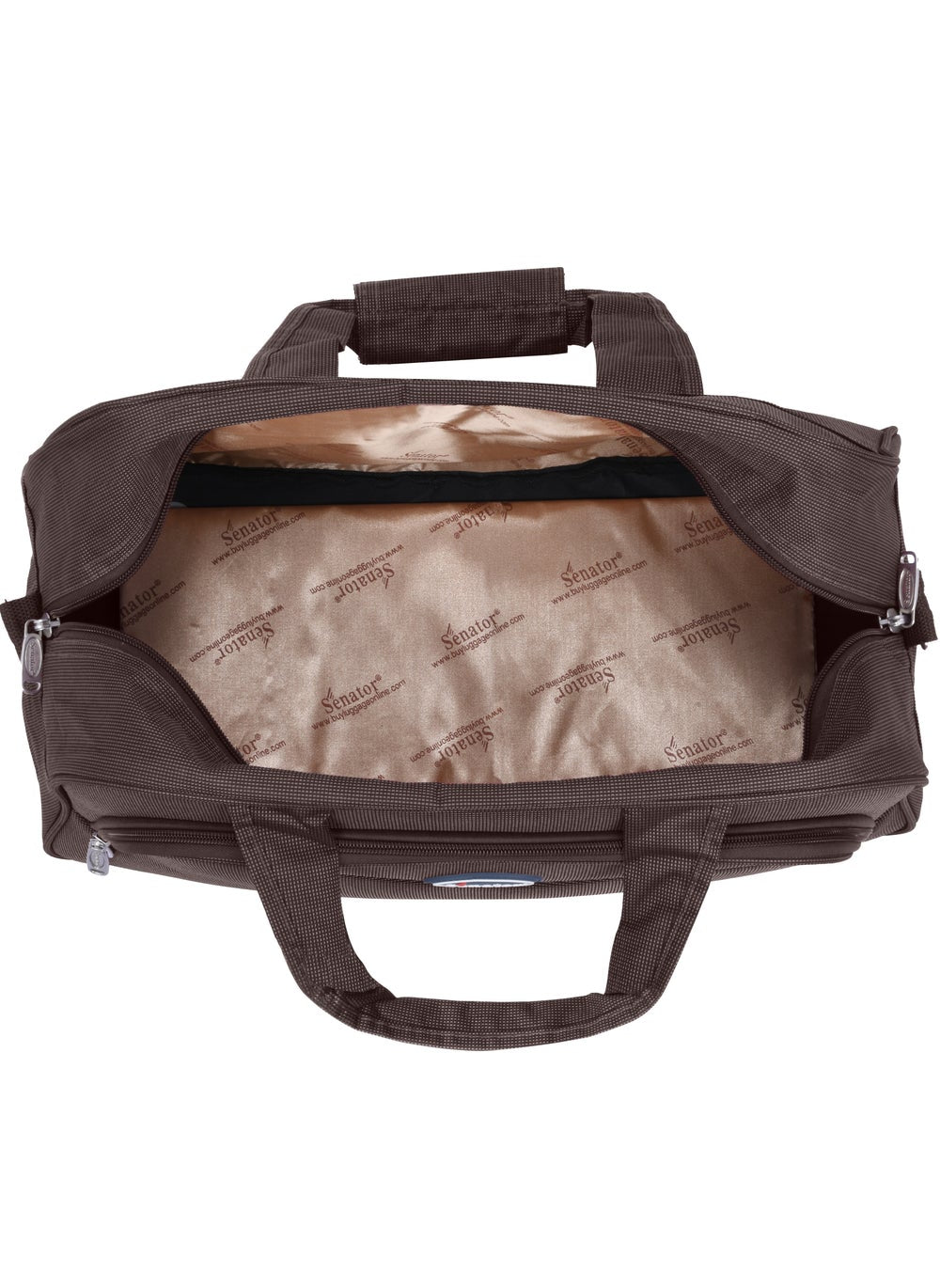 buy-senator-travel-duffle-bag-for-unisex-lightweight-nylon-bag-multi-pocket-water-scratch-resistant-adjustable-shoulder-strap-weekend-bag-convenient-carry-on-luggage-for-camping-training-42l-brown-ea218_w7c