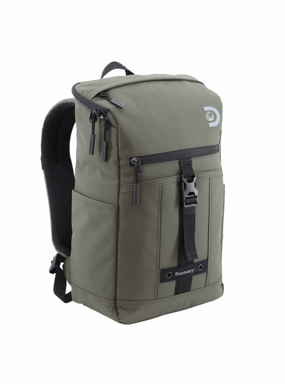 buy-discovery-discovery-shield-rpet-polyester-top-zip-open-laptop-backpack-khaki-with-tablet-compartment-casual-backpack-30l-large-capacity-laptop-bag-water-resistant-multi-pocket-school-travel-business-bag_a7y