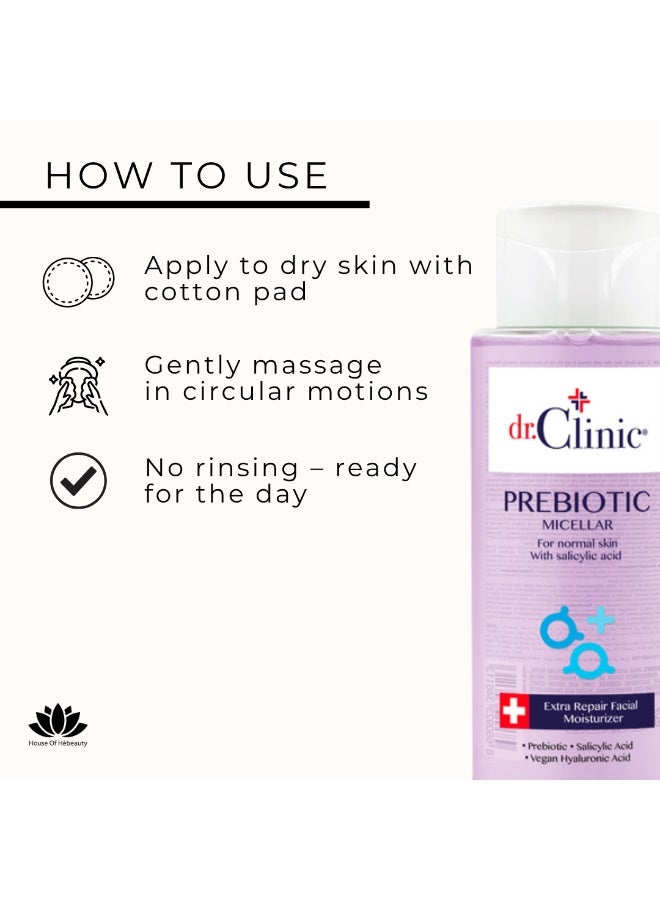 buy-dr-clinic-dr-clinic-prebiotic-micellar-water-with-salicylic-acid-makeup-remover-pore-cleansing-formula-enriched-with-niacinamide-hyaluronic-acid-for-normal-skin-400-ml_qms