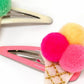 Meri Meri Pompom Ice Cream Hair Clips